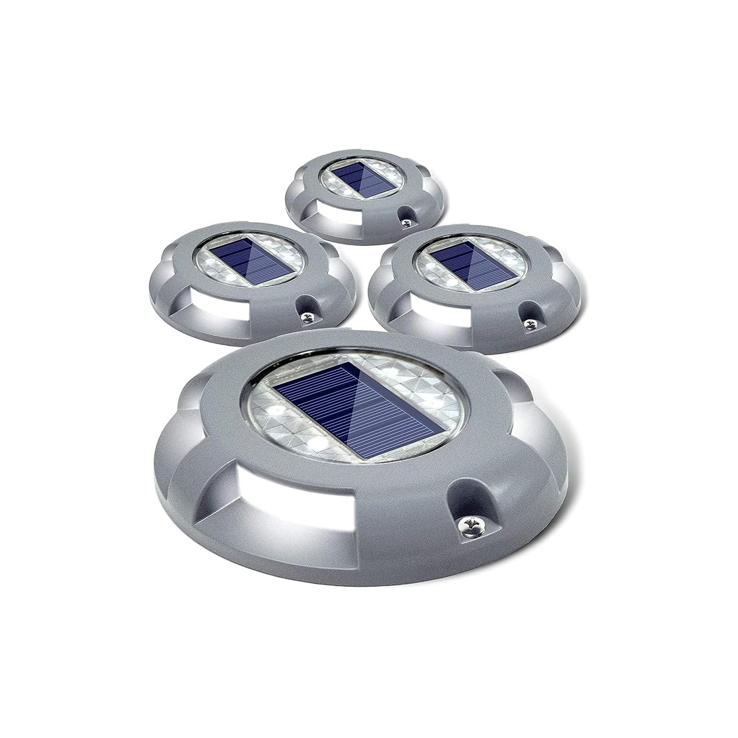 Siedinlar Zonnepaalkap verlichting buiten 2 kleurmodi LED voor 4x4 5x5 6x6 palen hek patio dek decoratie RGB kleurverandering & warm wit verlichting wit (6 stuks Siedinlar Zonnepaalkap verlichting buiten 2 kleurmodi LED voor 4x4 5x5 6x6 palen hek patio dek decoratie RGB kleurverandering & warm wit verlichting wit (6 stuks